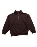 Brown Quarter Zip